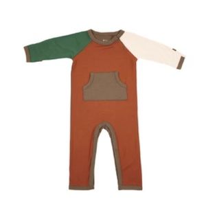 Longall in Coffee Color Block